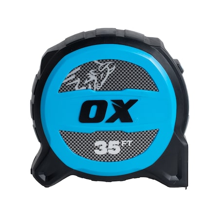Ox Tools Pro 35-Foot Tuff Blade Tape Measure - Magnetic Dual Hook & 1 1/4" Wide Blade OX-P506035